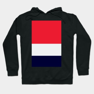 Arsenal Red White Navy Tricolour Hoodie